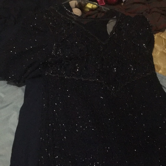 Dark blue prom dress - Picture 1 of 3